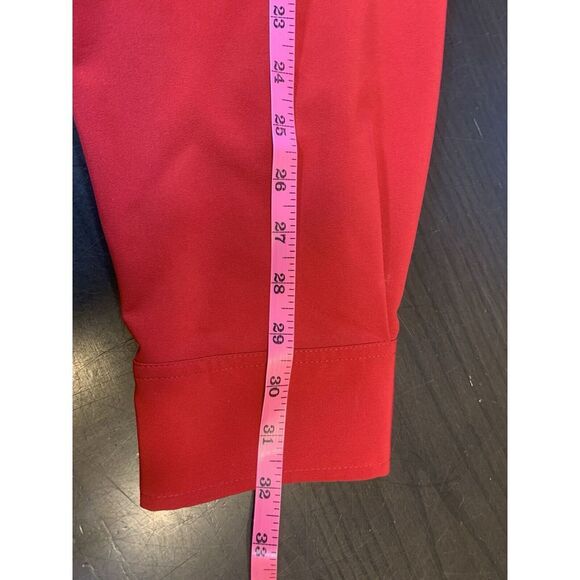 Plus Size Valentines Day Shirt Womens 22/24 Red Lane Bryant Blouse Office School - Picture 11 of 11